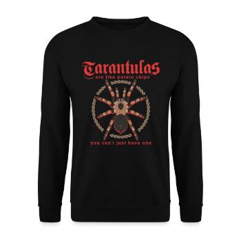 Tarantula Tarantula Tarantula Tarantula Gift - Unisex Sweatshirt - black - Front - Alina (178cm) & Michal (187cm)