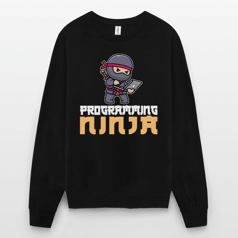Entwickler Coder Programmierer Ninja Unisex Pullover