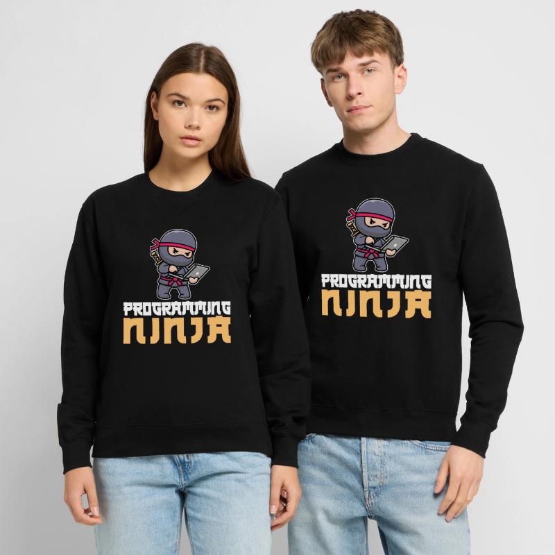 Entwickler Coder Programmierer Ninja Unisex Pullover