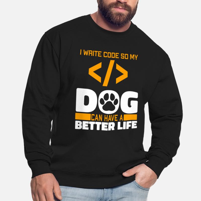 Entwickler Coder Programmierer Hund Unisex Pullover