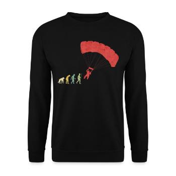 Evolución de salto de paracaídas - Sweat-shirt Unisexe - noir - Devant - Alina (178cm) & Michal (187cm)