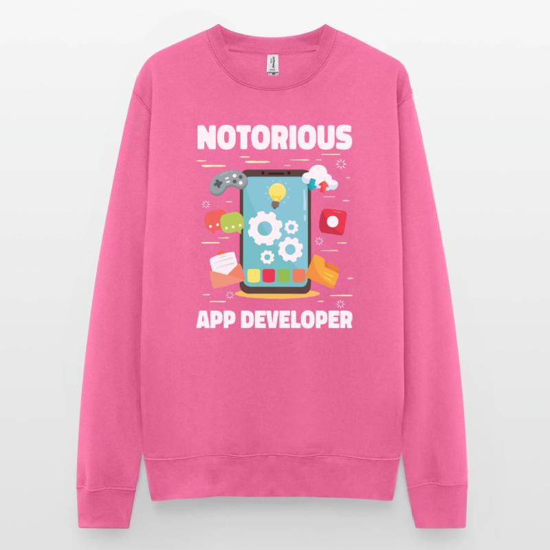 Developer Coder Programmer App Unisex Sweatshirt