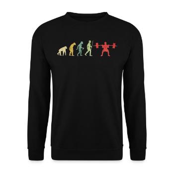 Evolución del edificio del cuerpo de - Sweat-shirt Unisexe - noir - Devant - Alina (178cm) & Michal (187cm)