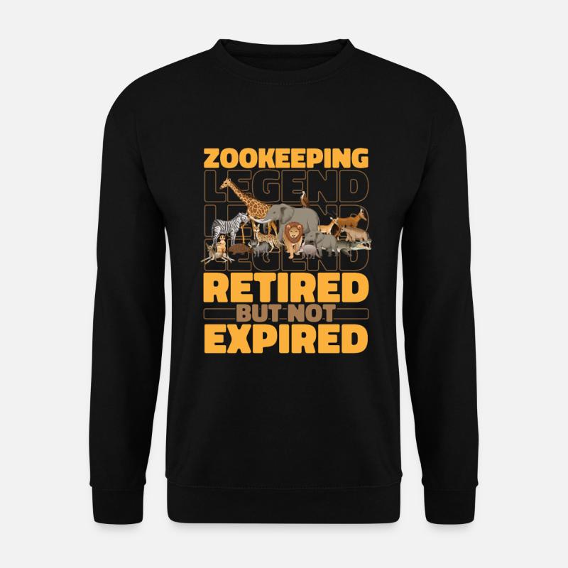 Zookeeper Retired zookeeper - Unisex Sweatshirt - black