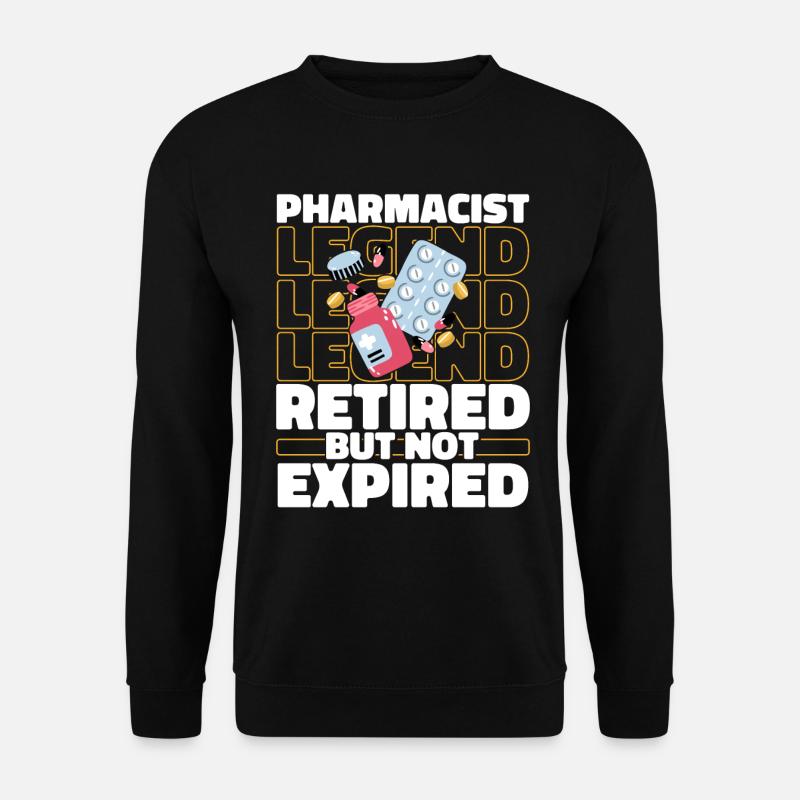 Apotheke Apotheker Im Ruhestand - Unisex Pullover - Schwarz