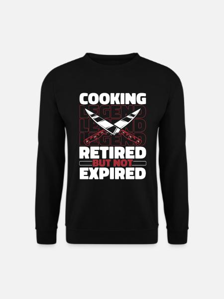 Koch Kochen Im Ruhestand - Unisex Pullover - Schwarz