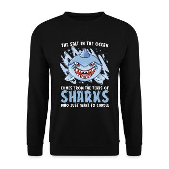 Marine Biology The Salt In The Ocean Sea Animals - Unisex Pullover - Schwarz - Vorne - Alina (178cm) & Michal (187cm)