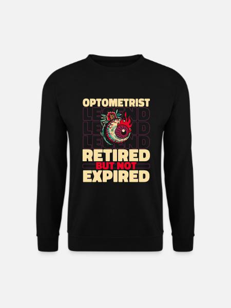 Optician Optician Retired - Unisex Sweatshirt - black