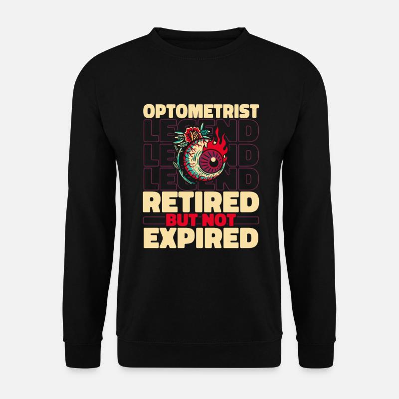 Optician Optician Retired - Unisex Sweatshirt - black
