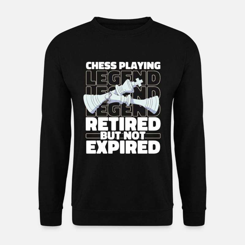 Retired chess - Unisex Sweatshirt - black