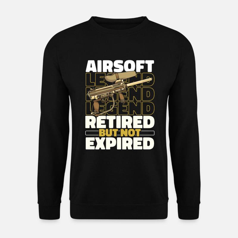 Airsoft in retirement - Unisex Sweatshirt - black