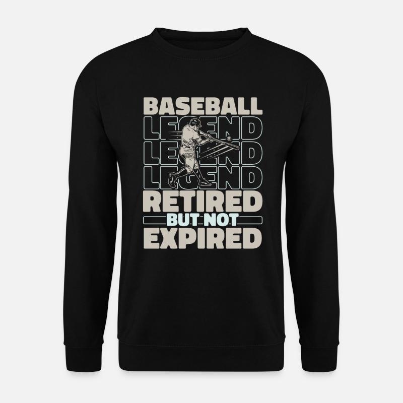 Baseball Im Ruhestand - Unisex Pullover - Schwarz