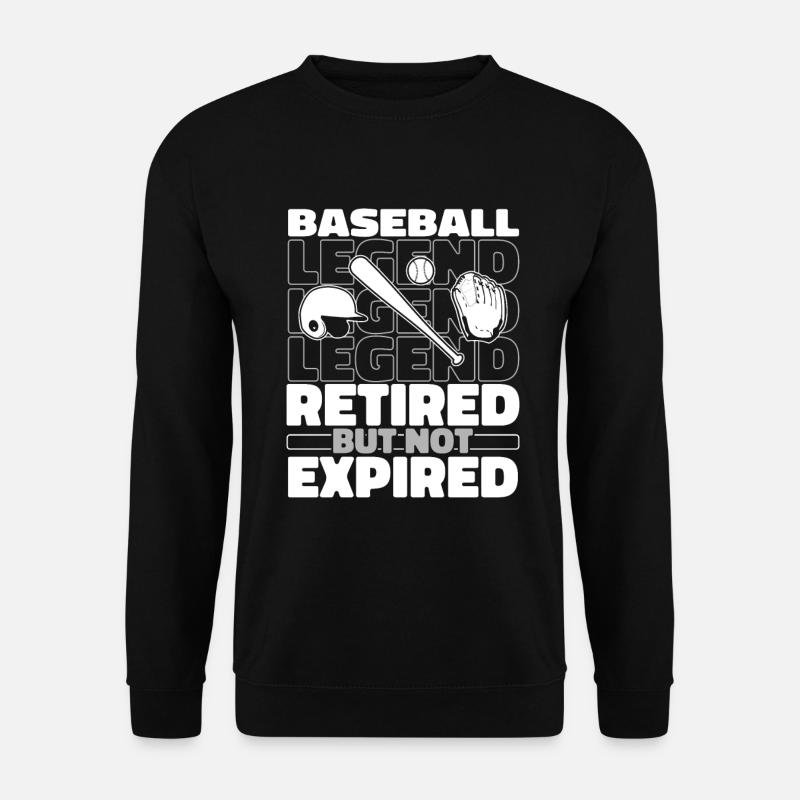 Retired baseball - Unisex Sweatshirt - black