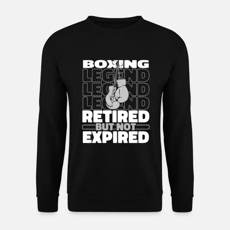 Boxen Boxer Im Ruhestand - Unisex Pullover - Schwarz