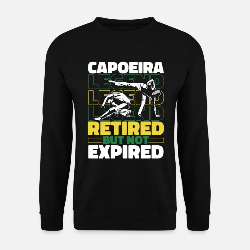 Capoeira Kampftanz Im Ruhestand - Unisex Pullover - Schwarz