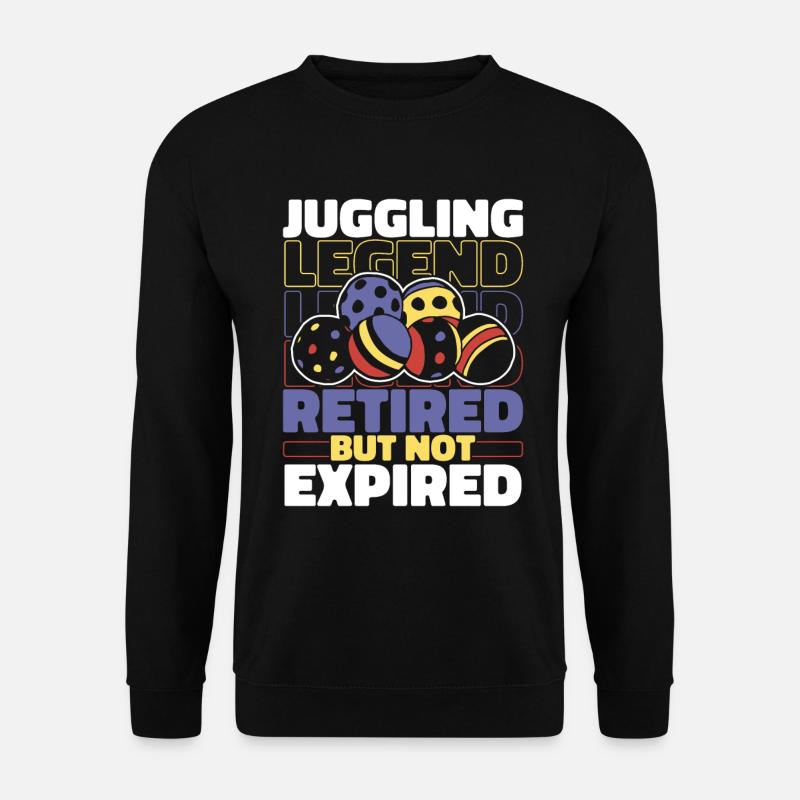 Jonglieren Jongleur Im Ruhestand - Unisex Pullover - Schwarz