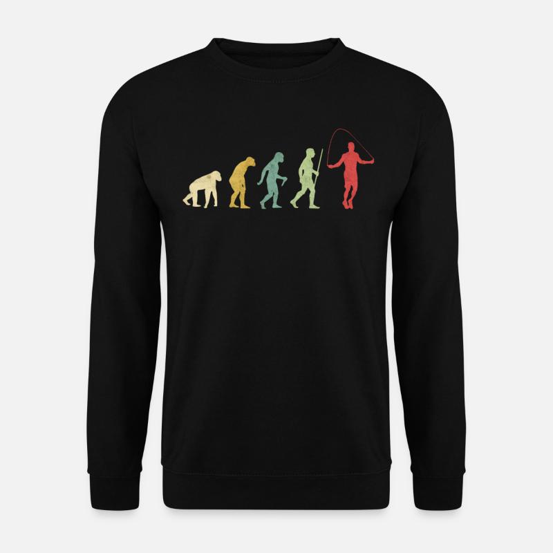 Jumping Rope Evolution - Unisex Sweatshirt - black