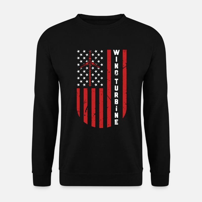 Technicien d’éolienne Technicien d’éolienne - Sweat-shirt Unisexe - noir