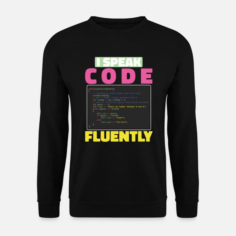 Développeur Coder Programmeur Sarcasme - Sweat-shirt Unisexe - noir