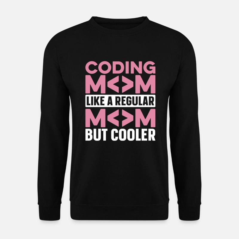 Developer Coder Programmer Mama - Unisex Sweatshirt - black