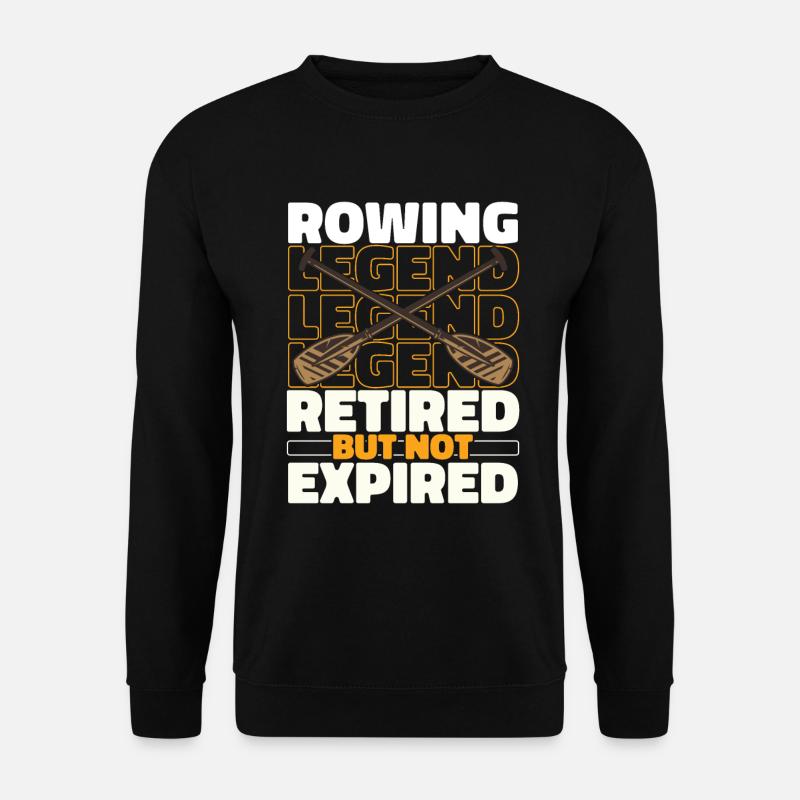 Aviron Rameurs retraités - Sweat-shirt Unisexe - noir