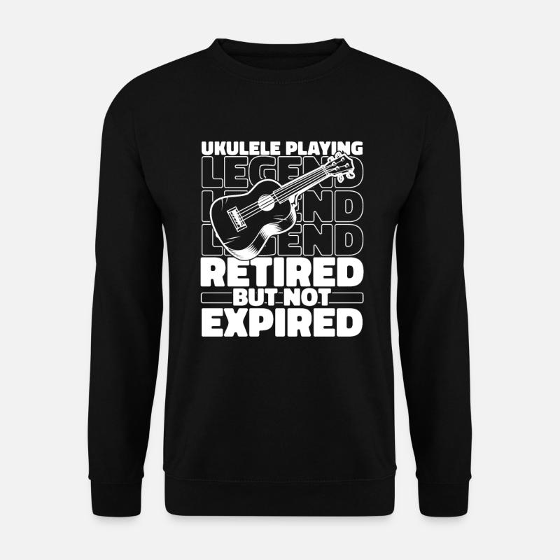 Retired ukulele - Unisex Sweatshirt - black