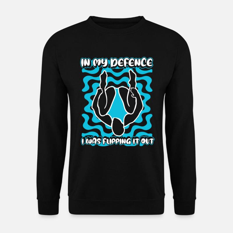 Diving Diver rollover - Unisex Sweatshirt - black