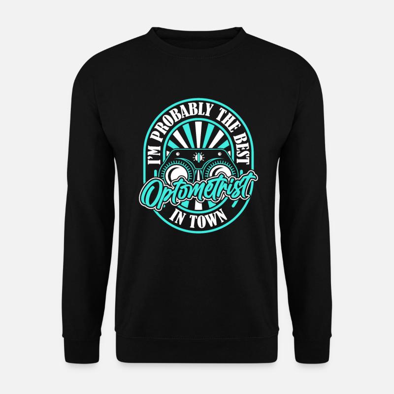 Optiker Augenoptiker Phoropter - Unisex Pullover - Schwarz