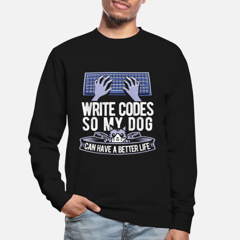 Entwickler Coder Programmierer Katze Unisex Pullover