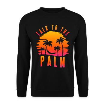 Sarkastisches Feiertagszitat Männer Frauen - Unisex Pullover - Schwarz - Vorne - Alina (178cm) & Michal (187cm)