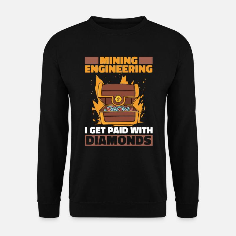 Engineer Lustig Mining Engineer - Unisex Sweatshirt - black