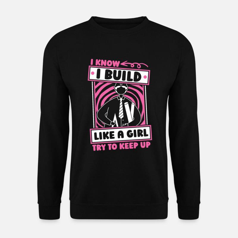 Architect Architecture Lustig - Unisex Sweatshirt - black