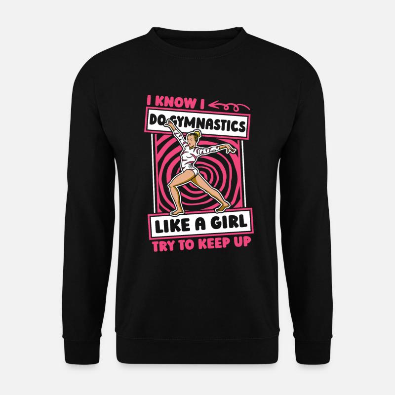 Rsg Turnen Sportgymnastik Lustig - Unisex Pullover - Schwarz