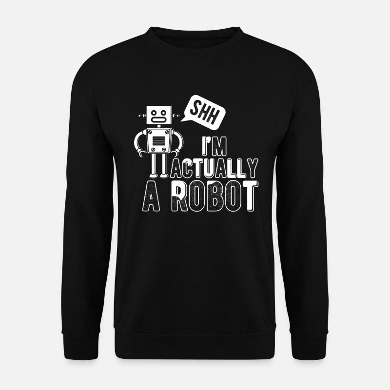 Robotik Ai Roboter Witzig - Unisex Pullover - Schwarz