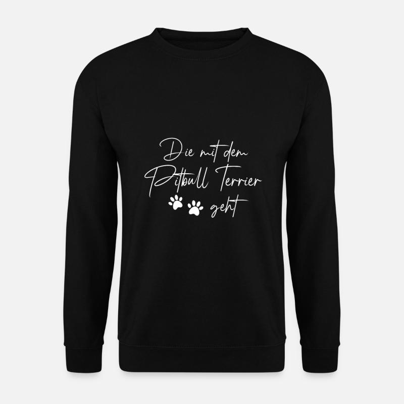 Pitbull Terrier - Unisex Pullover - Schwarz