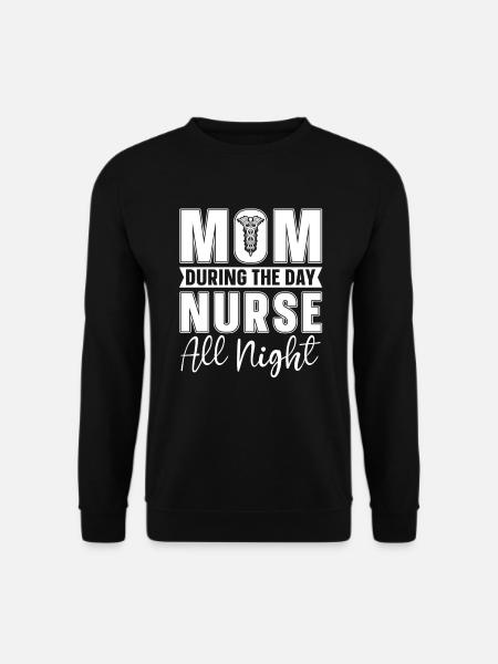 Nurse Mom - Unisex Sweatshirt - black