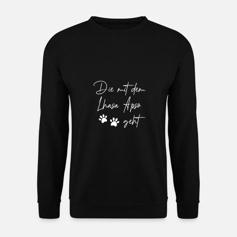 Lhasa Apso - Unisex Pullover - Schwarz