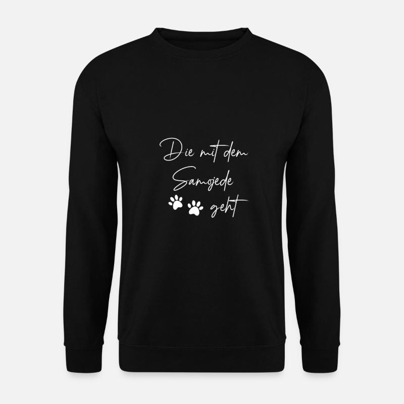 Samojede - Unisex Pullover - Schwarz