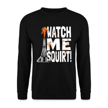 Humour sur les plates-formes pétrolières des champs pétrolifères - Sweat-shirt Unisexe - noir - Devant - Alina (178cm) & Michal (187cm)