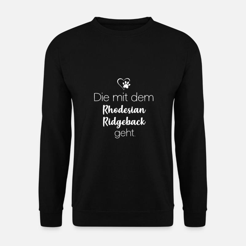 Rhodesian Ridgeback - Unisex Pullover - Schwarz