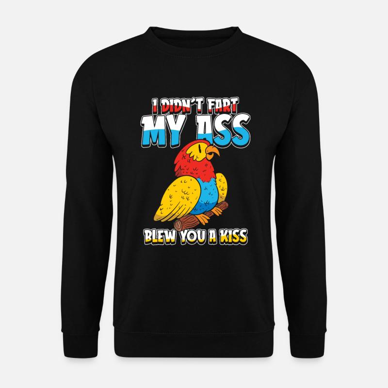 Parrot Funny - Unisex Sweatshirt - black