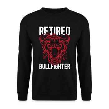 Bullfighting Retired Bullfighter Bullfight Torero - Unisex Pullover - Schwarz - Vorne - Alina (178cm) & Michal (187cm)