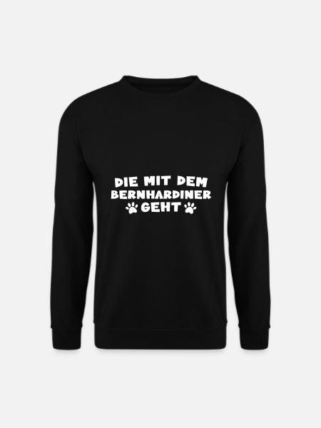 Bernhardiner - Unisex Pullover - Schwarz