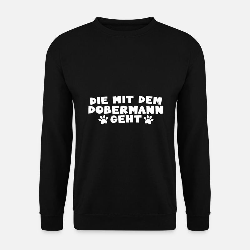 Dobermann - Unisex Pullover - Schwarz