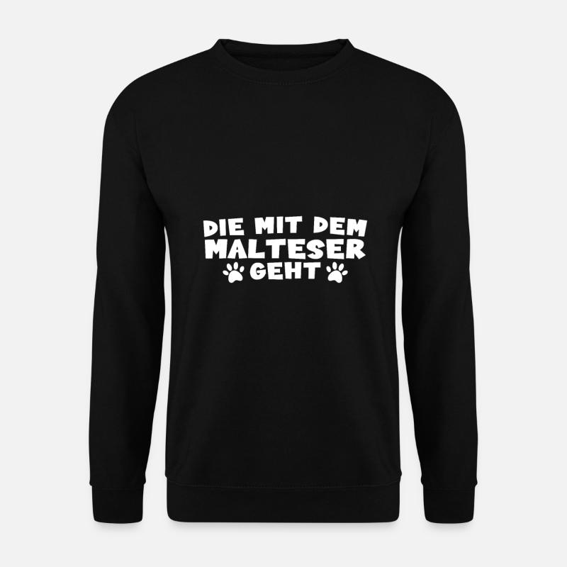 Malteser - Unisex Pullover - Schwarz