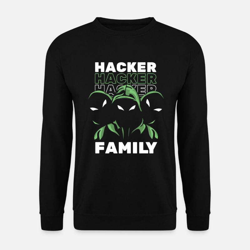 Développeur Codeur Programmeur Hacker - Sweat-shirt Unisexe - noir