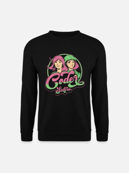 Entwickler Coder Programmierer Schwester - Unisex Pullover - Schwarz