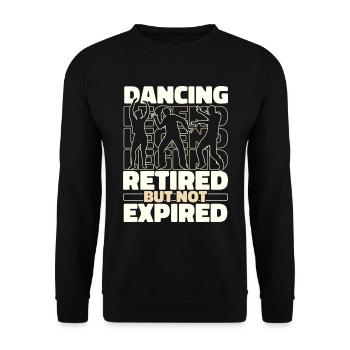 Dancing Retired Dancers - Unisex Sweatshirt - black - Front - Alina (178cm) & Michal (187cm)