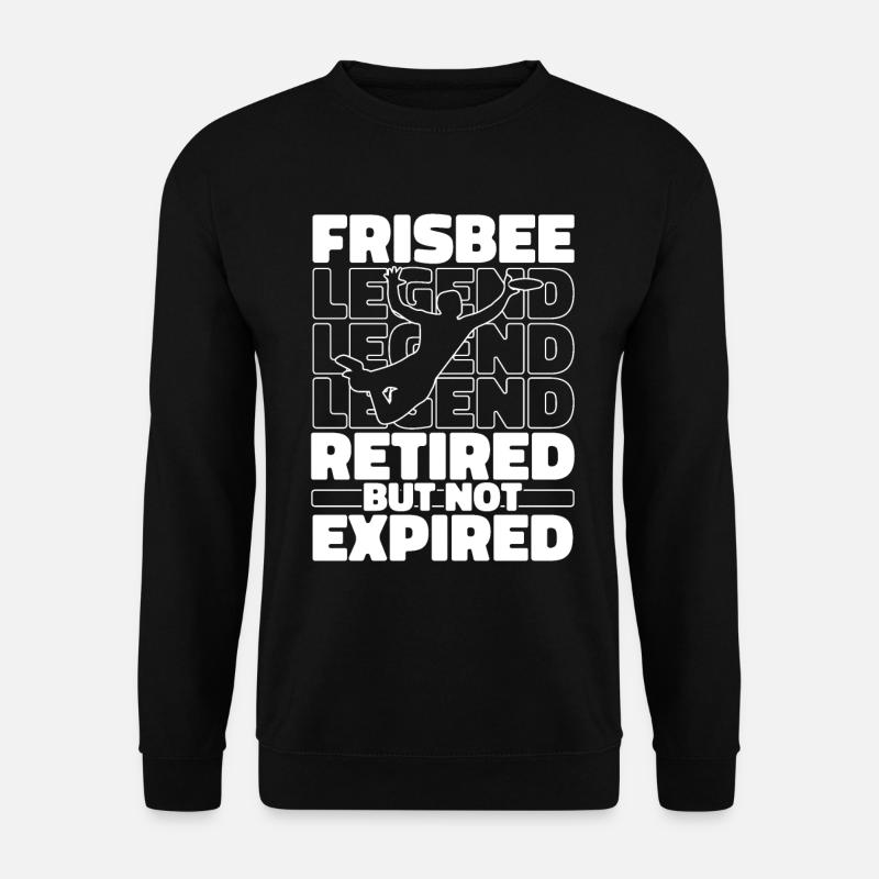 Frisbee Rentner - Unisex Pullover - Schwarz