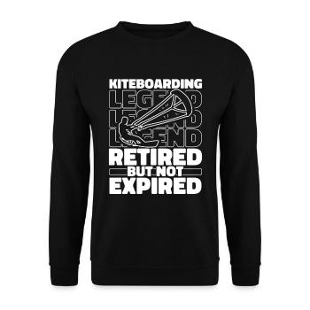 Kitesurfer Kitesurfen Kiten Kitesurf - Sweat-shirt Unisexe - noir - Devant - Alina (178cm) & Michal (187cm)